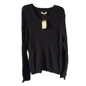 Sonoma Black V-Neck Sweater